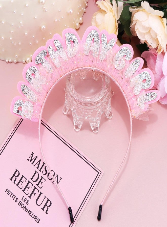 Vovii Birthday Girl Headband Princess Crown for Women Girls, Happy Birthday Headband for Hair Accessories - Image 2